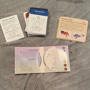 Yoga Card Deck with Instructional Guide